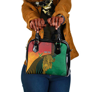 Personalized Afro Guyana Cricket Amazon Warriors Shoulder Handbag Fierce Jaguars - African Pride