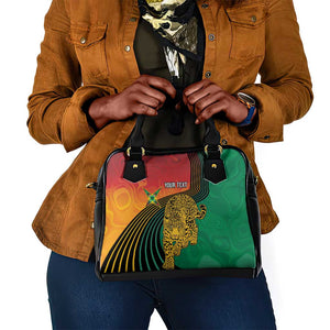 Personalized Afro Guyana Cricket Amazon Warriors Shoulder Handbag Fierce Jaguars - African Pride