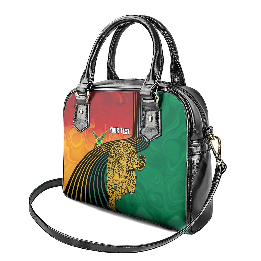 Personalized Afro Guyana Cricket Amazon Warriors Shoulder Handbag Fierce Jaguars - African Pride