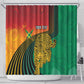 Personalized Afro Guyana Cricket Amazon Warriors Shower Curtain Fierce Jaguars - African Pride