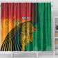Personalized Afro Guyana Cricket Amazon Warriors Shower Curtain Fierce Jaguars - African Pride