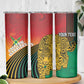 Personalized Afro Guyana Cricket Amazon Warriors Skinny Tumbler Fierce Jaguars - African Pride
