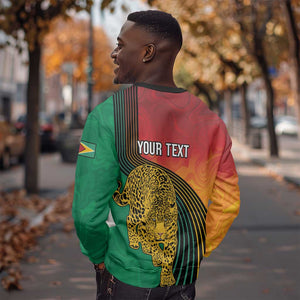 Personalized Afro Guyana Cricket Amazon Warriors Sweatshirt Fierce Jaguars - African Pride