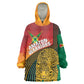 Personalized Afro Guyana Cricket Amazon Warriors Wearable Blanket Hoodie Fierce Jaguars - African Pride