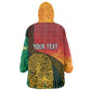 Personalized Afro Guyana Cricket Amazon Warriors Wearable Blanket Hoodie Fierce Jaguars - African Pride