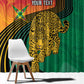 Personalized Afro Guyana Cricket Amazon Warriors Window Curtain Fierce Jaguars - African Pride