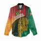 Personalized Afro Guyana Cricket Amazon Warriors Women Casual Shirt Fierce Jaguars - African Pride