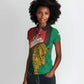 Personalized Afro Guyana Cricket Amazon Warriors Women Polo Shirt Fierce Jaguars - African Pride