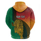 Personalized Afro Guyana Cricket Amazon Warriors Zip Hoodie Fierce Jaguars - African Pride
