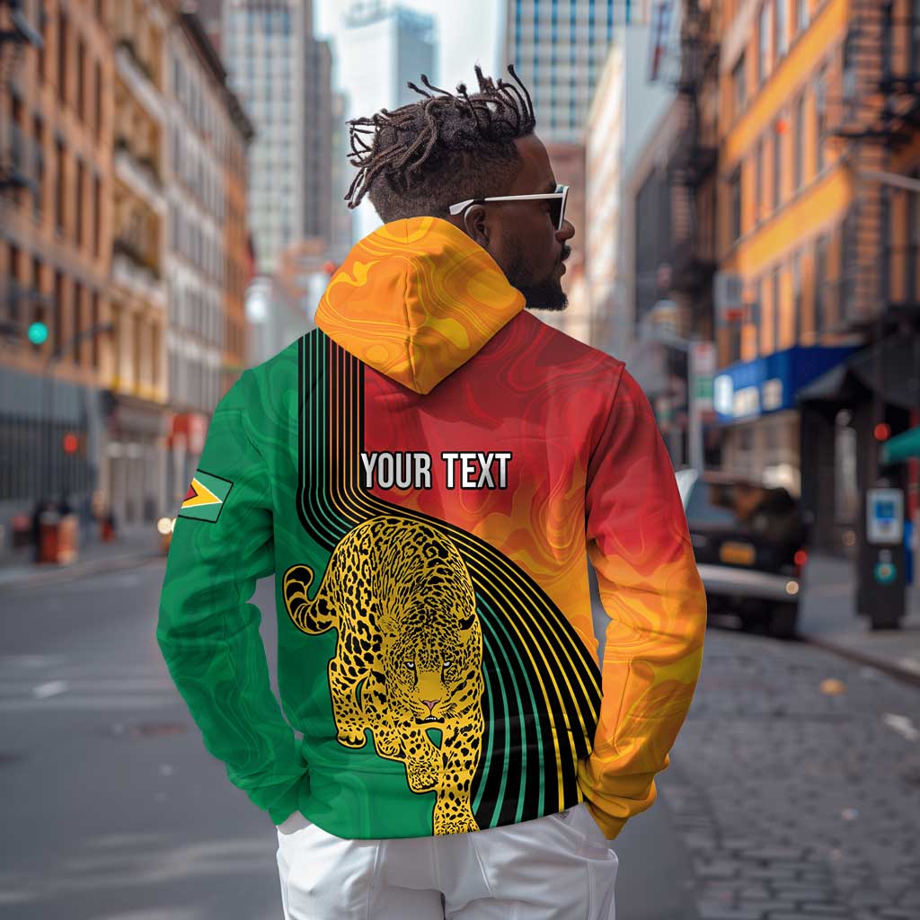 Personalized Afro Guyana Cricket Amazon Warriors Zip Hoodie Fierce Jaguars - African Pride