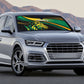 Afro-Jamaica Heritage Auto Sun Shade Roaring Lion