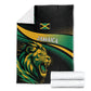 Afro-Jamaica Heritage Blanket Roaring Lion