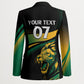 Afro-Jamaica Heritage Custom Blazer Roaring Lion