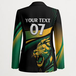 Afro-Jamaica Heritage Custom Blazer Roaring Lion