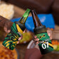 Afro-Jamaica Heritage Custom 4 in 1 Can Cooler Tumbler Roaring Lion