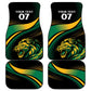 Afro-Jamaica Heritage Custom Car Mats Roaring Lion