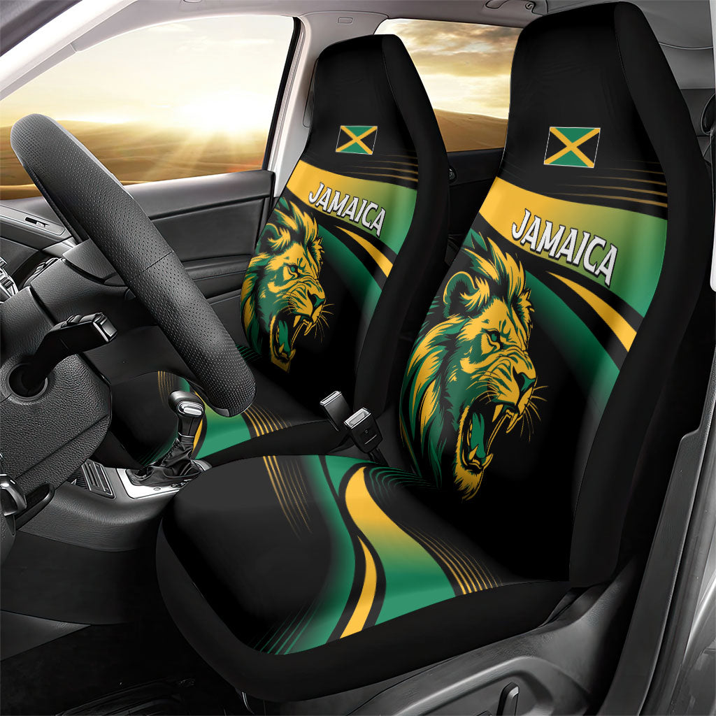Afro-Jamaica Heritage Car Seat Cover Roaring Lion