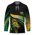 Afro-Jamaica Heritage Custom Hockey Jersey Roaring Lion