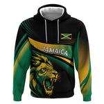 Afro-Jamaica Heritage Custom Hoodie Roaring Lion