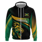 Afro-Jamaica Heritage Custom Hoodie Roaring Lion