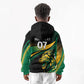 Afro-Jamaica Heritage Custom Kid Hoodie Roaring Lion