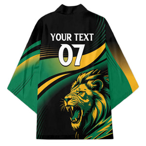 Afro-Jamaica Heritage Custom Kimono Roaring Lion