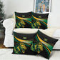 Afro-Jamaica Heritage Pillow Cover Roaring Lion