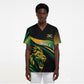 Afro-Jamaica Heritage Custom Scrub Top Roaring Lion