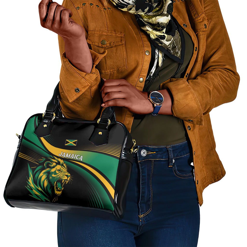 Afro-Jamaica Heritage Shoulder Handbag Roaring Lion