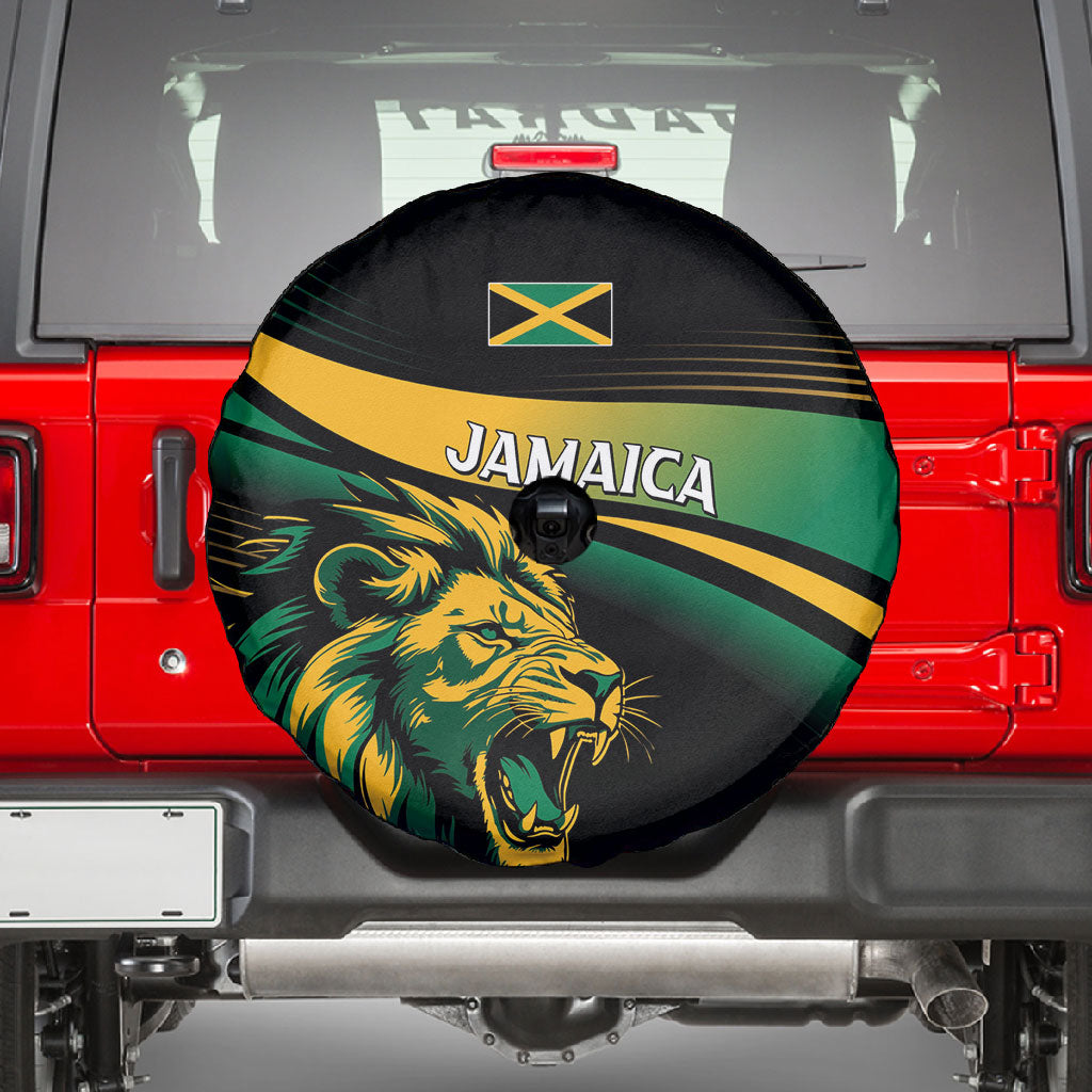 Afro-Jamaica Heritage Spare Tire Cover Roaring Lion