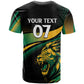 Afro-Jamaica Heritage Custom T shirt Roaring Lion