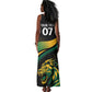 Afro-Jamaica Heritage Custom Tank Maxi Dress Roaring Lion
