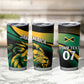 Afro-Jamaica Heritage Custom Tumbler Cup Roaring Lion
