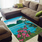 Afro-Saint Lucians Area Rug Pitons Landscape