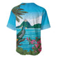 Afro-Saint Lucians Baseball Jersey Pitons Landscape