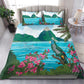 Afro-Saint Lucians Bedding Set Pitons Landscape