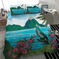Afro-Saint Lucians Bedding Set Pitons Landscape