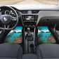 Afro-Saint Lucians Car Mats Pitons Landscape