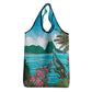Afro-Saint Lucians Grocery Bag Pitons Landscape