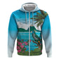 Afro-Saint Lucians Hoodie Pitons Landscape