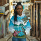Afro-Saint Lucians Hoodie Pitons Landscape