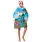 Afro-Saint Lucians Kid Wearable Blanket Hoodie Pitons Landscape