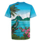 Afro-Saint Lucians Rugby Jersey Pitons Landscape