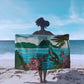 Afro-Saint Lucians Sarong Pitons Landscape