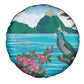 Afro-Saint Lucians Spare Tire Cover Pitons Landscape