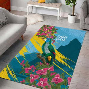 Saint Lucia Afro Area Rug Tropical Vibes