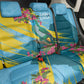 Saint Lucia Afro Back Car Seat Cover Tropical Vibes