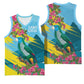 Saint Lucia Afro Basketball Jersey Tropical Vibes - African Pride