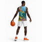 Saint Lucia Afro Basketball Jersey Tropical Vibes - African Pride