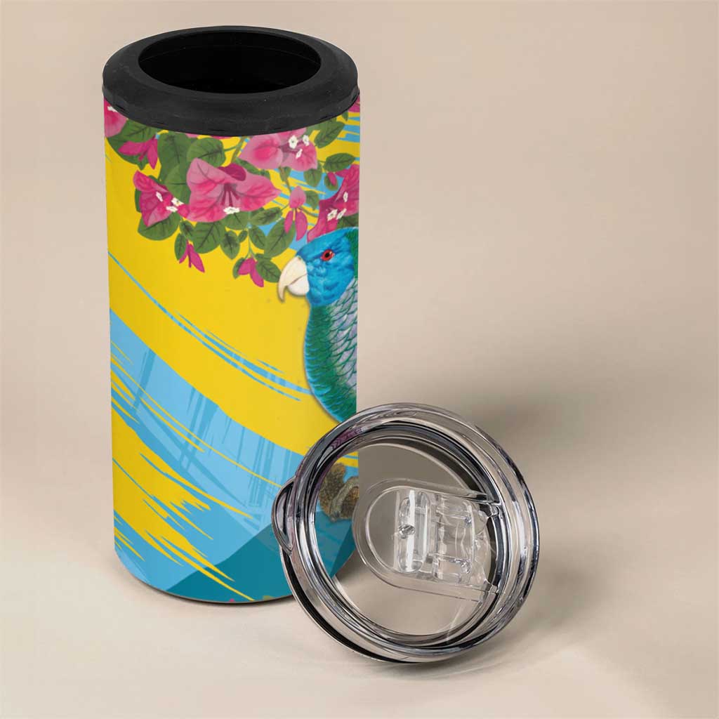 Saint Lucia Afro 4 in 1 Can Cooler Tumbler Tropical Vibes